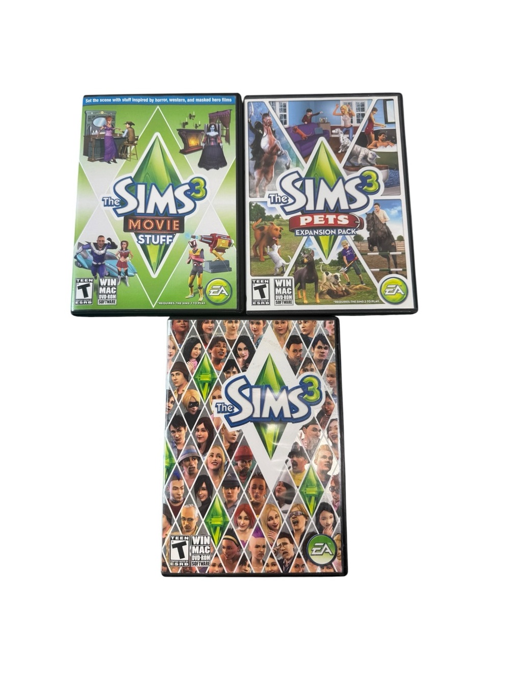The  Sims 3 Windows PC Lot of 3 Games